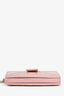 Christian Dior 2019 Pink Patent Leather Lady Dior Jasmine Card Holder