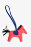 Hermès Pink/Blue/Green Swift Leather Rodeo MM Bag Charm