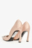 Roger Vivier Light Pink Satin Crystal Heels Size 37