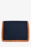 Marni Brown/Navy Canvas Mini Trunk Crossbody