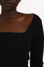 Gauge 81 Black Square Neck Long Sleeves Top Size M