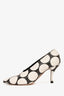 Dries Van Noten Black/White Dot Heels Size 36