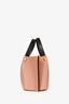 Valentino Blush Leather Small Vlogo Escape Tote With Strap