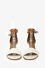 Hermès Tricolour Leather Manege Ankle Wrap Sandals Size 37.5