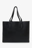 Burberry Black Leather Haymarket Check Medium Reversible Tote Bag 'As Is'