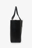 Burberry Black Leather Haymarket Check Medium Reversible Tote Bag 'As Is'