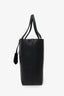 Burberry Black Leather Haymarket Check Medium Reversible Tote Bag 'As Is'