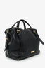 Burberry Black Perforated Leather 'Ellers' Bag with Strap
