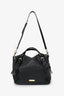 Burberry Black Perforated Leather 'Ellers' Bag with Strap