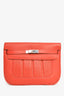 Hermès 2014 Red Perforated Swift Leather 'Berline' 28 Crossbody