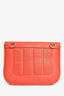 Hermès 2014 Red Perforated Swift Leather 'Berline' 28 Crossbody