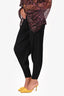 Pleats Please Black Pleated Joggers Size 4