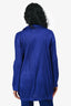 Pleats Please Royal Blue Pleated Zip Up Size 5