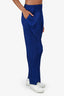 Pleats Please Royal Blue Pleated Pants Size 3