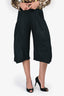 Pleats Please Black Pleated Cropped Pants Size 3