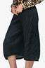 Pleats Please Black Pleated Cropped Pants Size 3