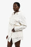 Sacai White Denim Button Down 'Skirt' Dress Size 3