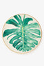 Hermès White/Green Leaf Printed Passifolia Dinner Plate Set of 2