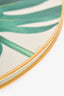 Hermès White/Green Leaf Printed Passifolia Dinner Plate Set of 2