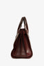 Saint Laurent 2014 Burgundy Smooth Leather Small Sac de Jour Tote with Strap