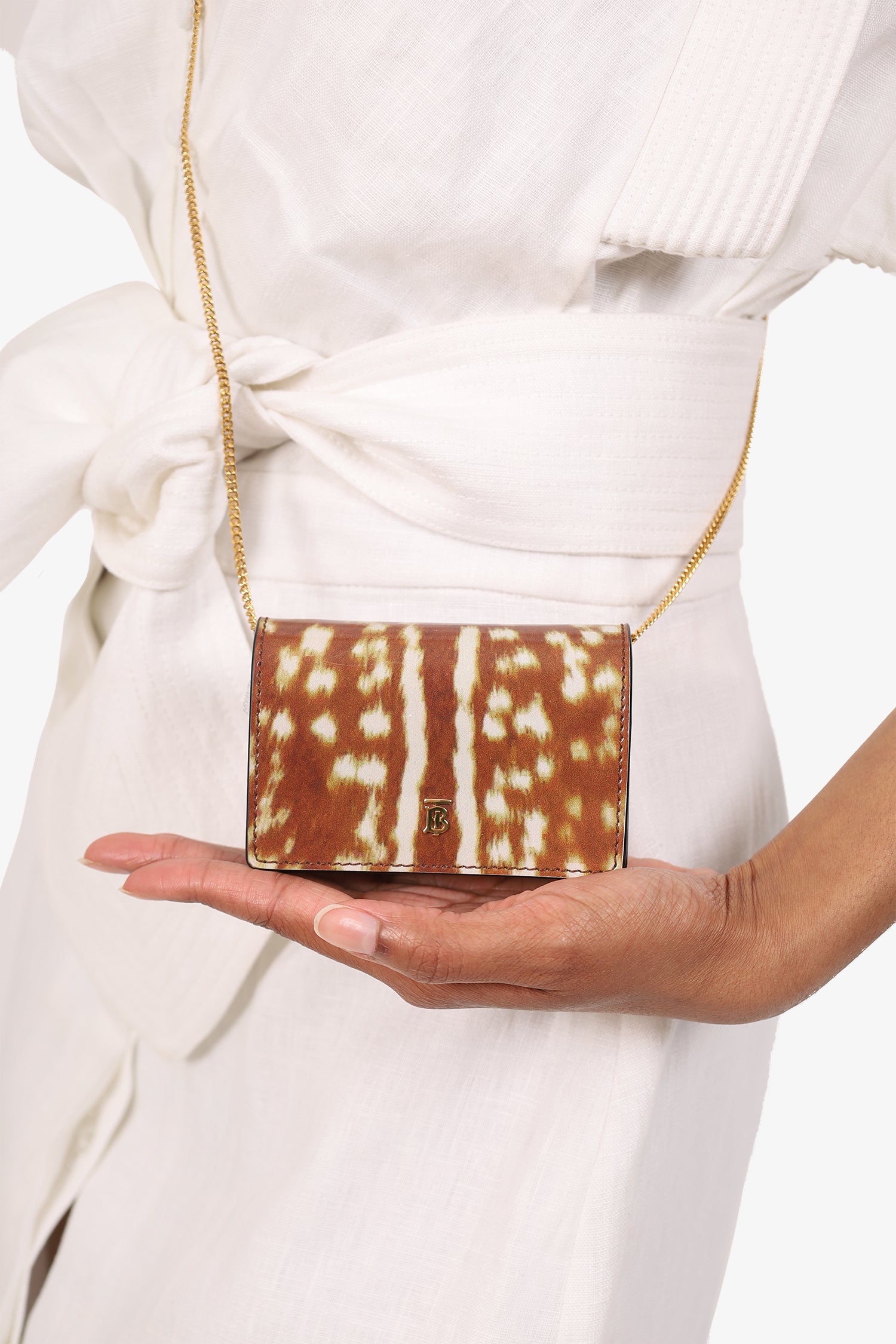 Burberry Patent Leather Deer Print Wallet On Chain – Mine & Yours