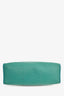 Hermès 2017 Teal Canvas/Black Leather Herbag 39