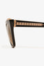Chrome Hearts Black/Gold Acrylic Cat Eye Sunglasses