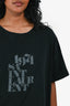 Saint Laurent 2018 Black Logo Short Sleeves T-Shirt Size XXL
