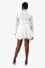Johnathan Simkhai White Lace Long Sleeves Dress Size 6