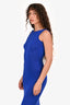 Runaway The Label Blue Knit Sequin Sleeveless Midi Dress Size XS
