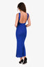 Runaway The Label Blue Knit Sequin Sleeveless Midi Dress Size XS