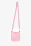 Hermès 2022 Pink Clemence Leather Evelyn TPM Crossbody PHW