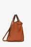 Celine Brown Leather Small Big Bag with Strap