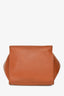 Celine Brown Leather Small Big Bag with Strap