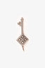 Tiffany & Co. Platinum 0.36 ctw Diamond Checkerboard Key Pendant