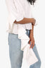 Ellery White Cotton Off-Shoulder Ruffle Sleeve Top Size 4