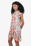 Veronica Beard Multicolour Floral Print Ruffle Mini Dress Estimated Size S