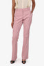 Gucci Pink Wool Trousers Size 44