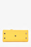 Saint Laurent Yellow Leather Small 'Sac De Jour' with Strap