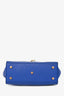 Saint Laurent 2016 Blue Leather Small Y Cabas Top Handle