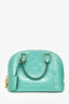 Louis Vuitton Aqua Patent Mongoram "Alma' BB Top Handle with Strap