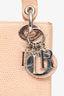Christian Dior 2017 Beige Lizard Skin Mini Lady Dior with Strap