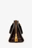 Louis Vuitton Burgundy Patent Monogram "Alma' BB Top Handle with Strap