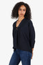 Iro Black Lace Up Blouse Size 36