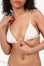 Eres White Anglaise Two-piece Bikini Set Size 6