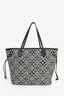 Louis Vuitton Black/White Canvas '1854' MM Neverfull Tote Bag