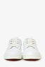 Hermès White Epsom Leather Femme Free Sneaker Size 38