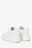 Hermès White Epsom Leather Femme Free Sneaker Size 38