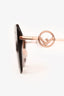 Fendi Zucca Print Acetate Cate Eye Sunglasses