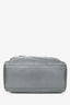 Bottega Veneta Grey Intrecciato Leather Zip Bag
